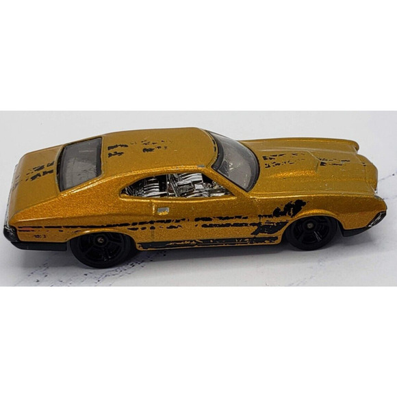 2015 Hot Wheels '72 Ford Gran Torino Sport Gold HW Multi-Pack Exclusive - Picture 3 of 7